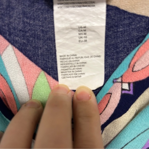 Trina Turk Tank Top Women's Size Medium Off The Shoulder Baby Doll Y2K Boho - Picture 5 of 13